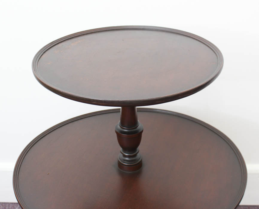 Antique Two Tiered Round Table