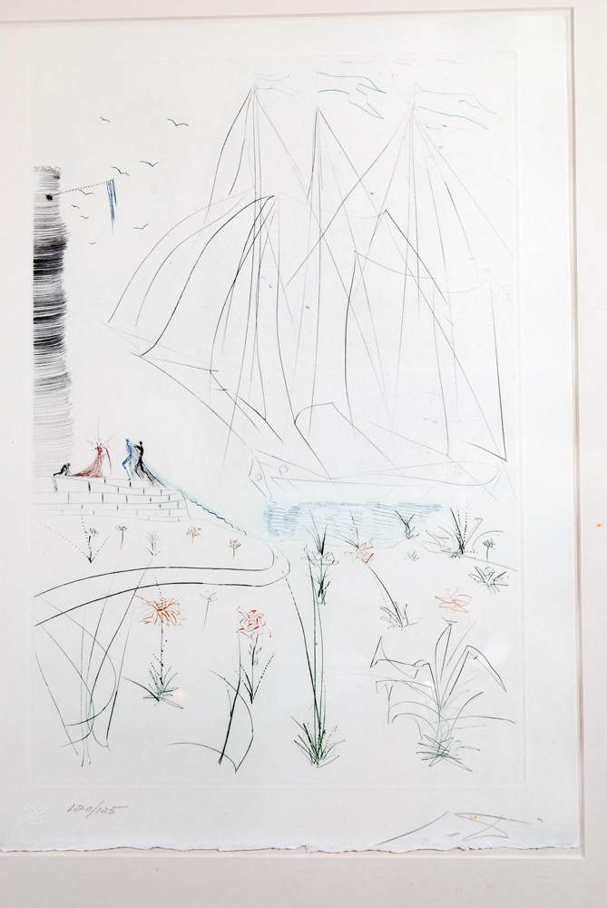 Signed Limited Edition Salvador Dali Lithograph