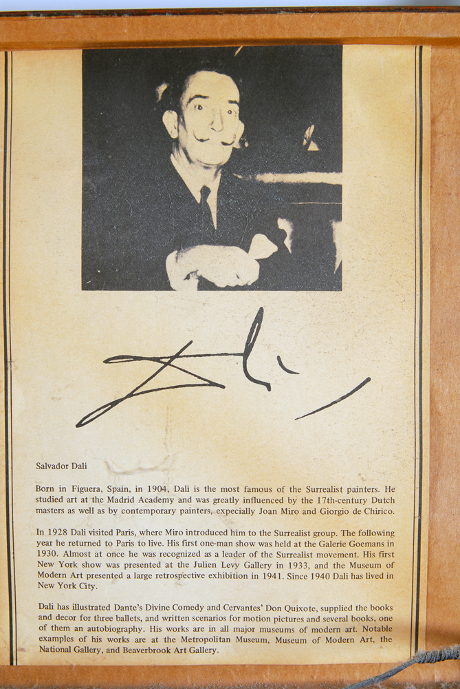 Signed Limited Edition Salvador Dali Lithograph