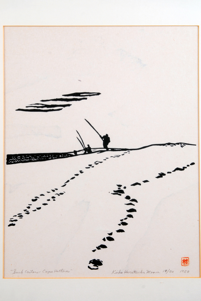 Signed Limited Edition Keiko Hiratsuka Moore Woodblock