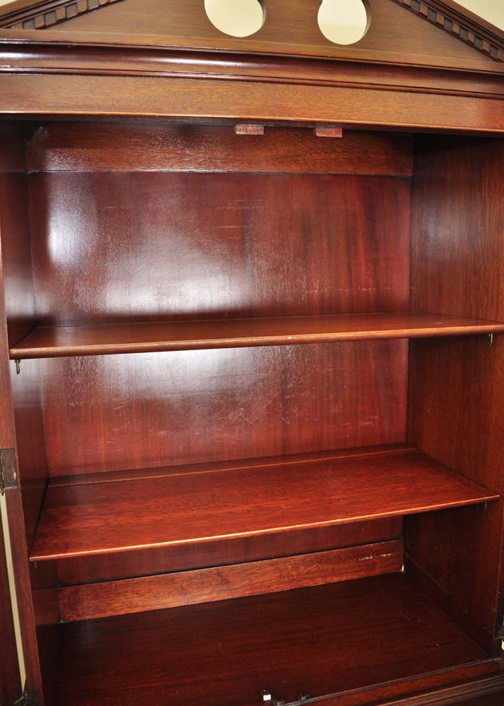 Tomlinson of High Point Mahogany Bookcase on Chest