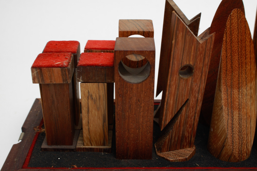 Mid-Century Modern Millennium Three Chess Set