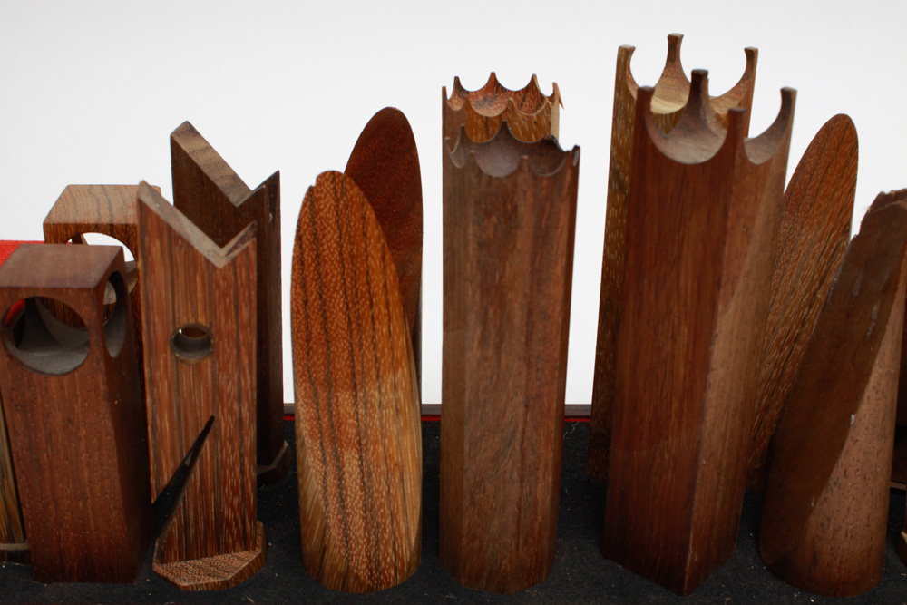 Mid-Century Modern Millennium Three Chess Set