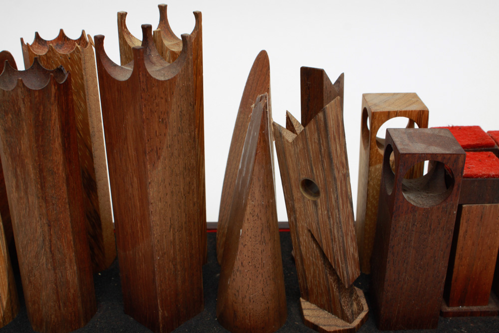 Mid-Century Modern Millennium Three Chess Set