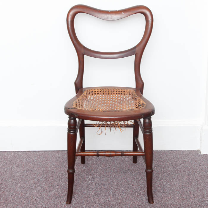 Antique Cane Seat Chair
