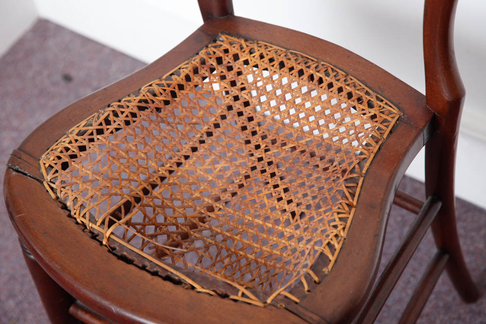 Antique Cane Seat Chair