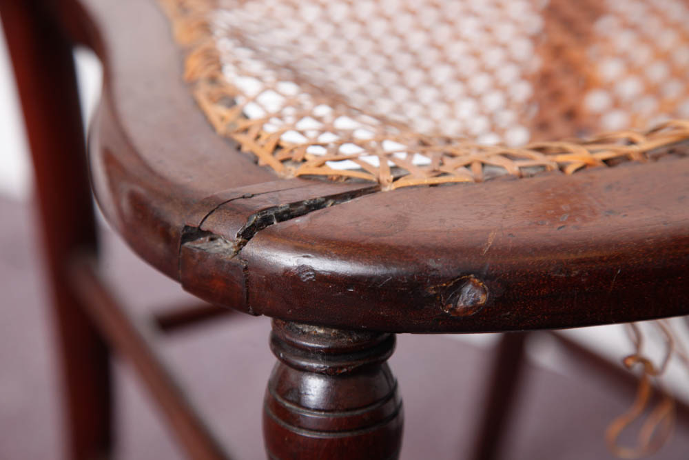Antique Cane Seat Chair