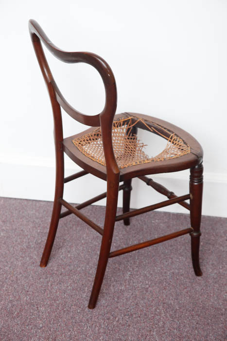 Antique Cane Seat Chair