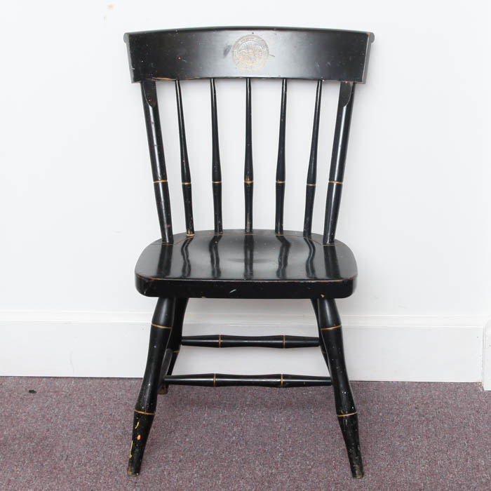 The Peddie School Vintage Wood Chair