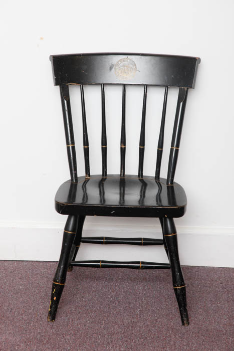 The Peddie School Vintage Wood Chair