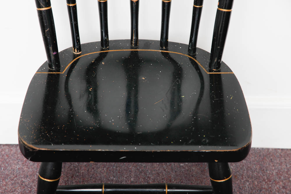 The Peddie School Vintage Wood Chair