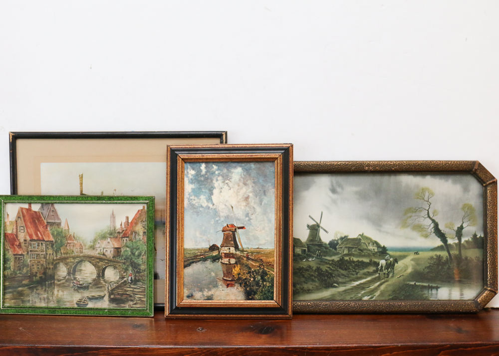 Dutch-Themed Art Print Quartet