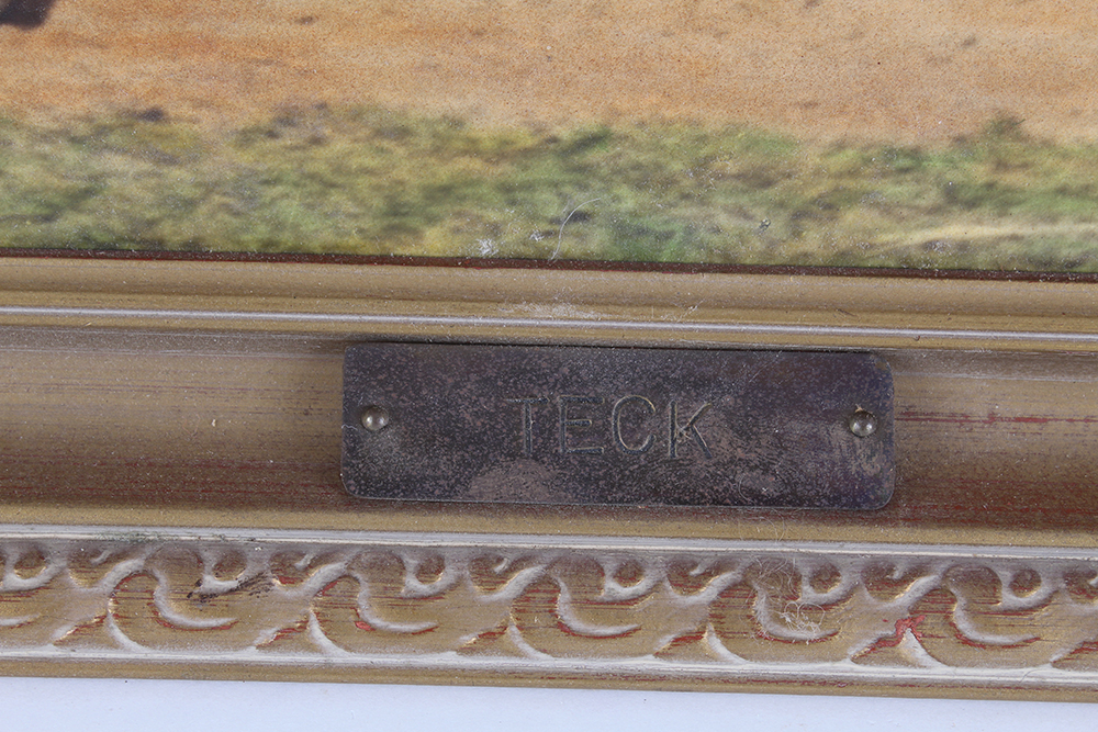 Framed Equine Prints Titled "Tamboro" and "Teck"