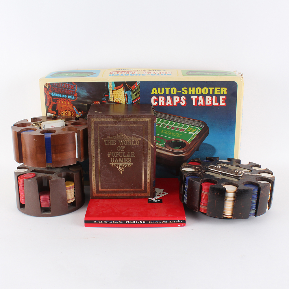 Poker Chips and Various Adult Games
