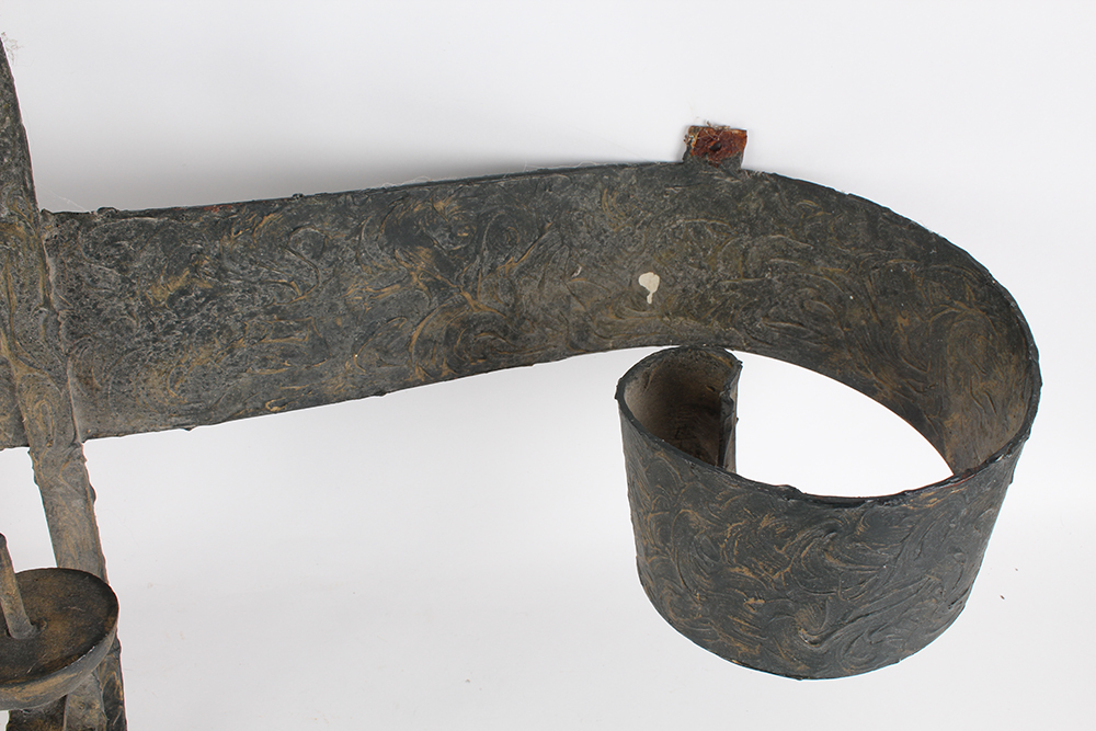 Wrought Iron Candle Display Project Piece