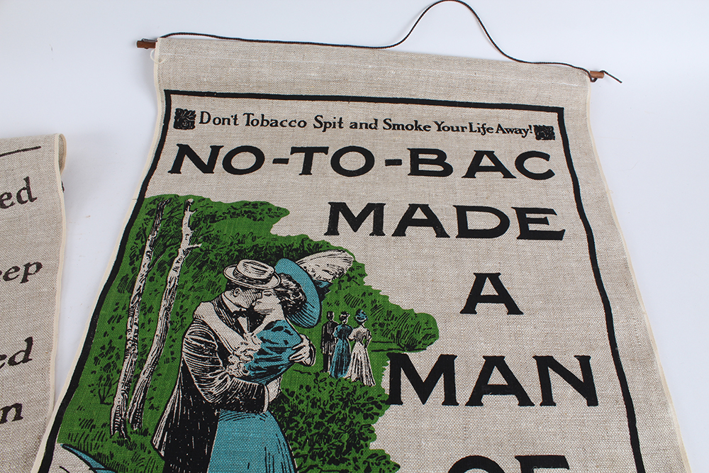 Vintage Advertisements on Linen