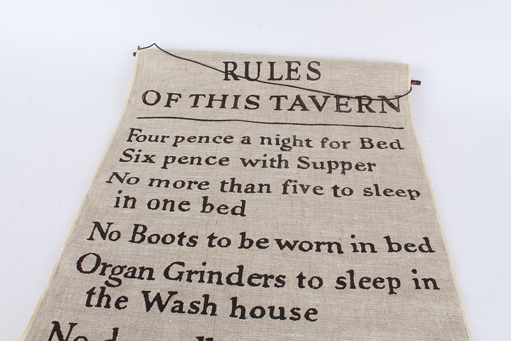 Vintage Advertisements on Linen