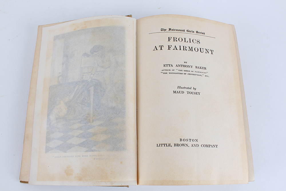Antique Copy of "Frolics at Fairmount" by Etta Anthony Baker