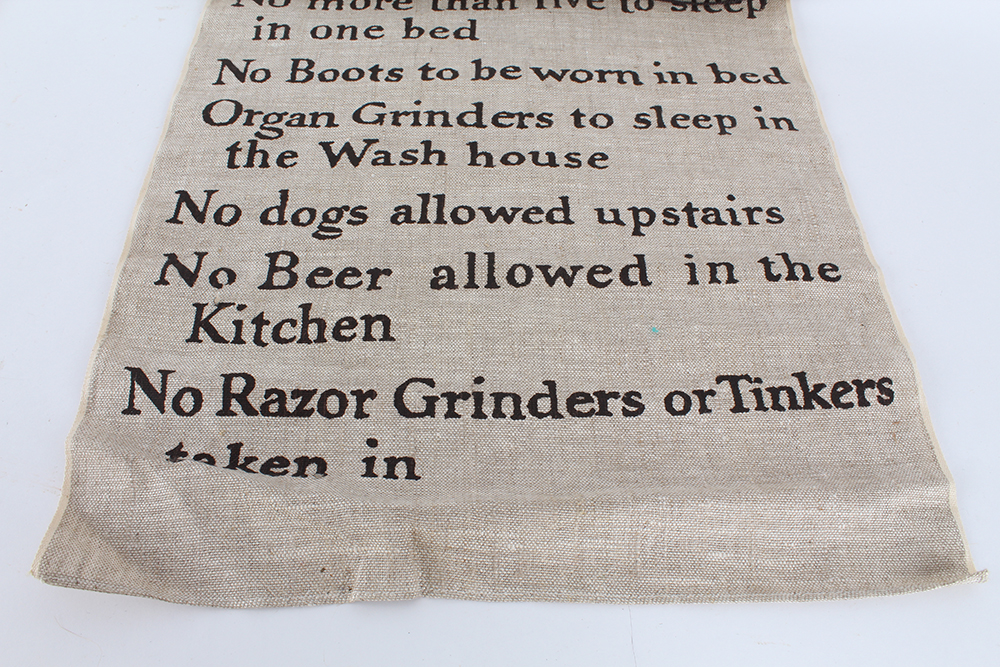 Vintage Advertisements on Linen