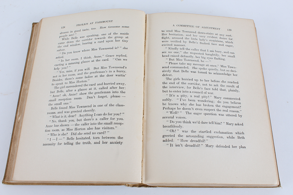 Antique Copy of "Frolics at Fairmount" by Etta Anthony Baker