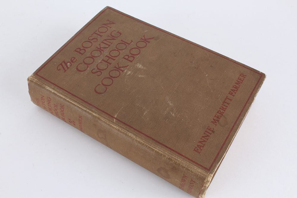 Trio of "The Boston Cooking-School Cook Book" by Fannie Merritt Farmer