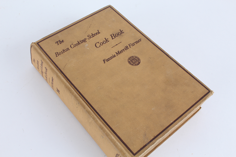 Trio of "The Boston Cooking-School Cook Book" by Fannie Merritt Farmer