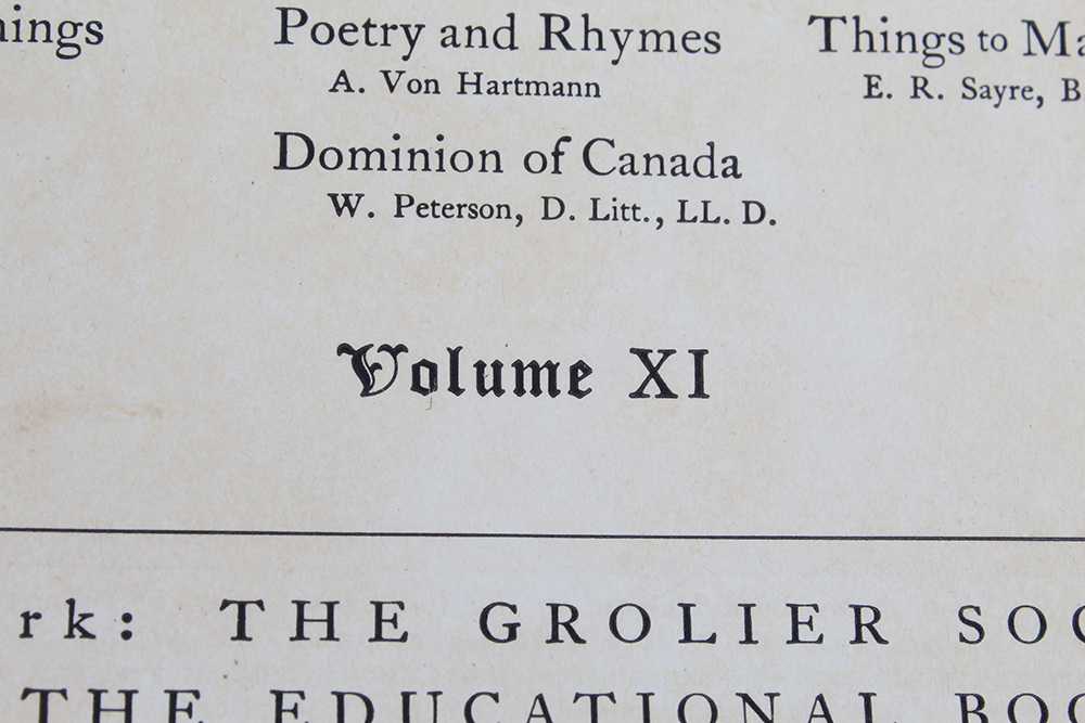 Three Volumes of "The Book of Knowledge: The Children's Encyclopedia"