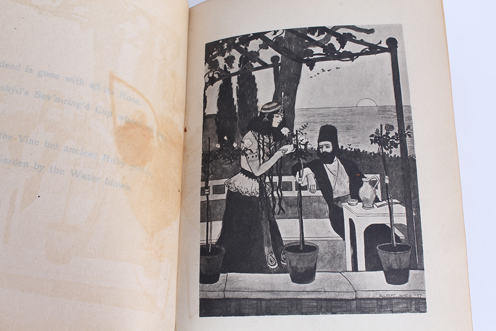 Antique Copy of "The Rubaiyat of Omar Khayyam" Translated by Edward Fitzgerald