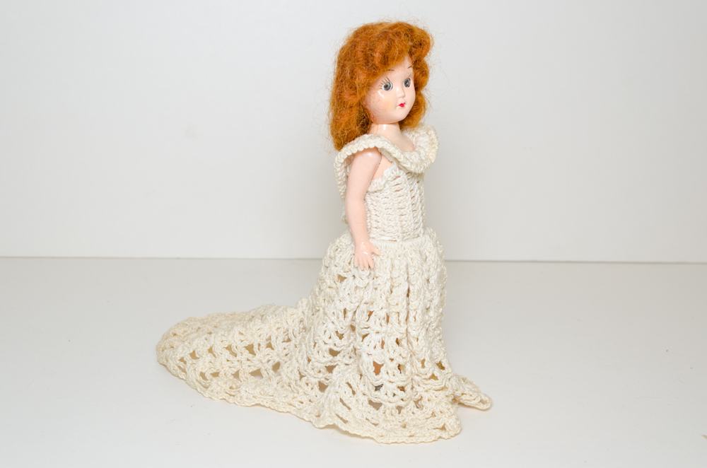 Vintage Bride and Groom Dolls