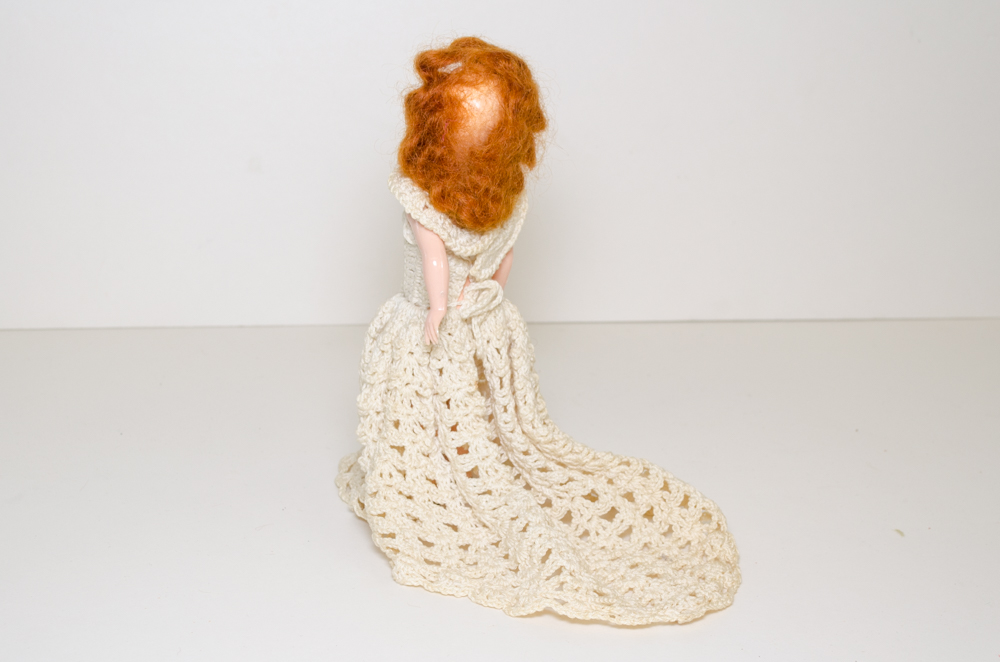 Vintage Bride and Groom Dolls