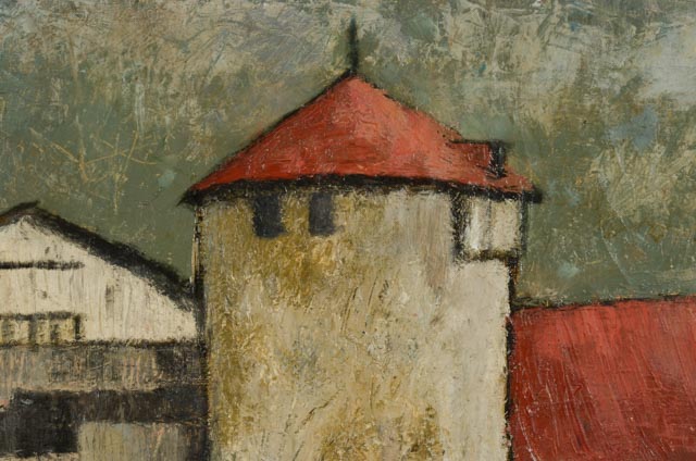 Walker Everett Original Oil Painting of Barn