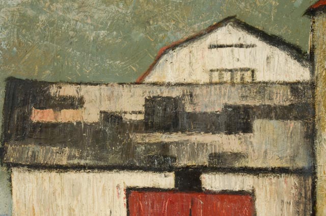 Walker Everett Original Oil Painting of Barn