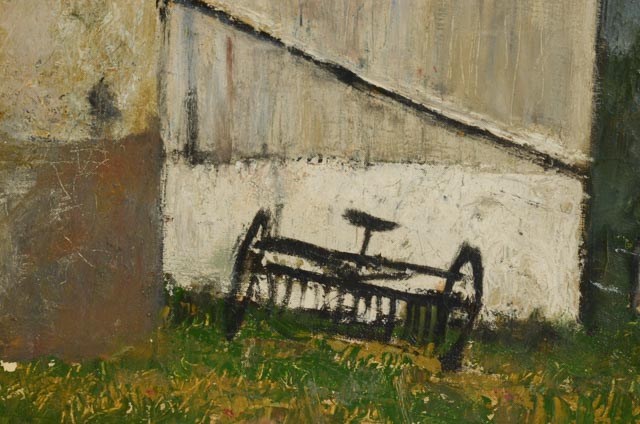 Walker Everett Original Oil Painting of Barn