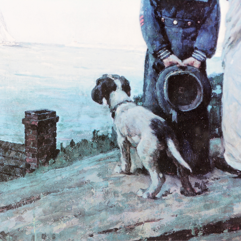 Norman Rockwell 'Looking Out to Sea'