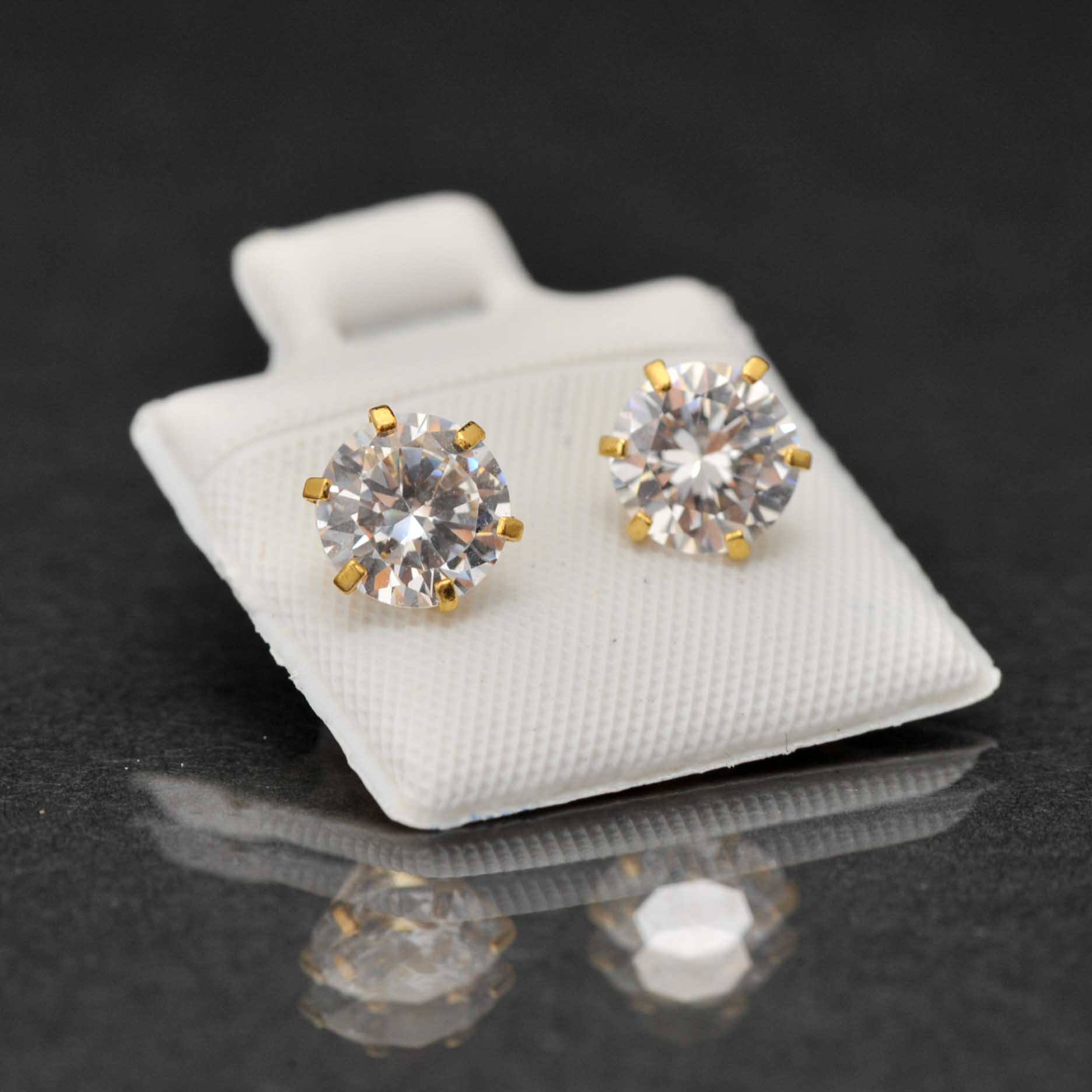 Pair of Costume Stud Earrings