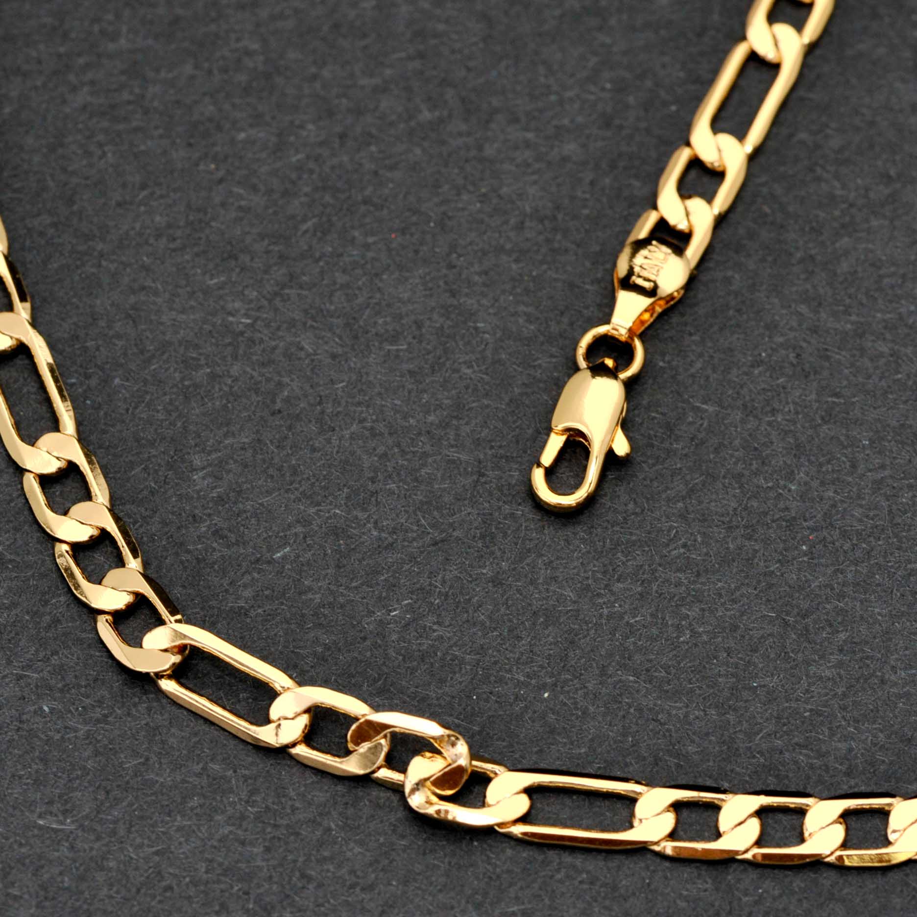 Gold-Tone Chain and Bracelet Pair