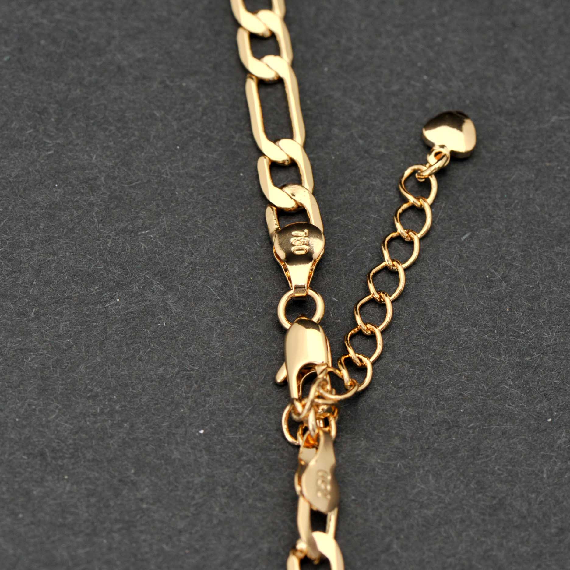 Gold-Tone Chain and Bracelet Pair