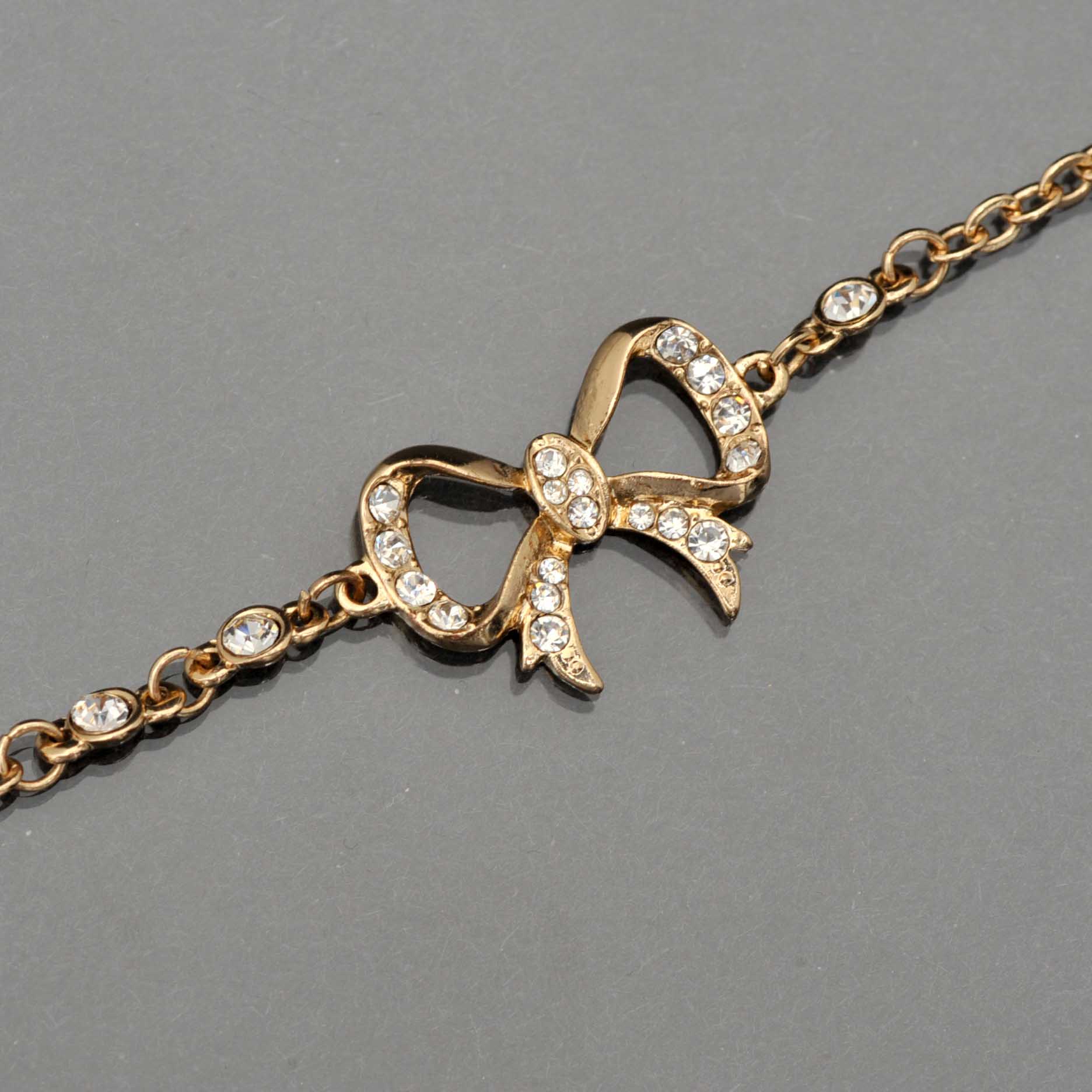 Costume Gold-Toned Bow Bracelet