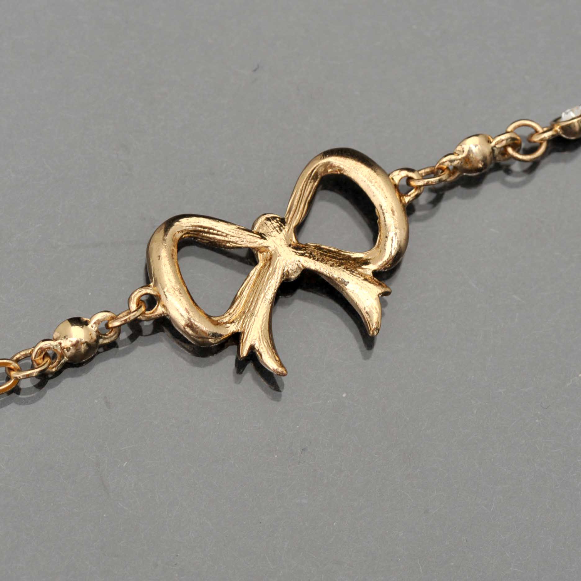 Costume Gold-Toned Bow Bracelet