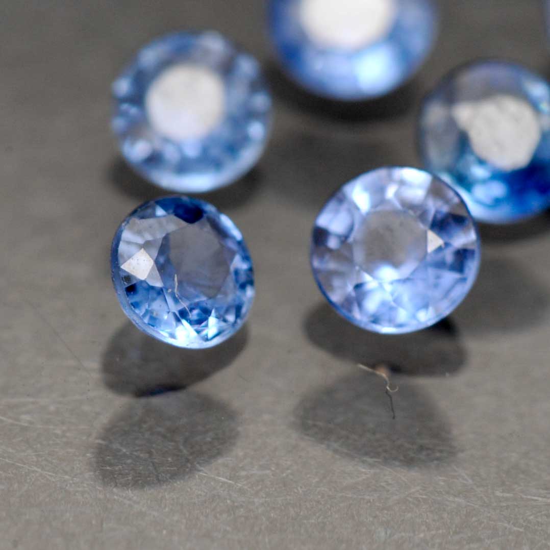Set of Six Loose Tanzanite Stones
