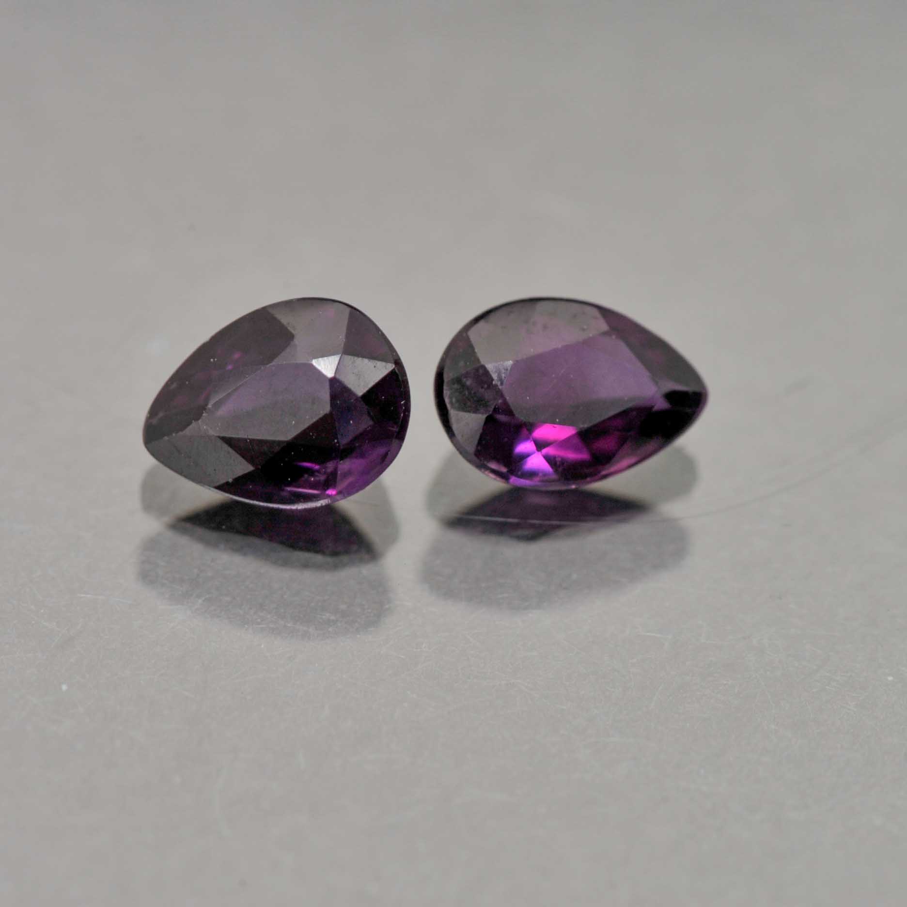 Pair of Loose Amethyst Stones