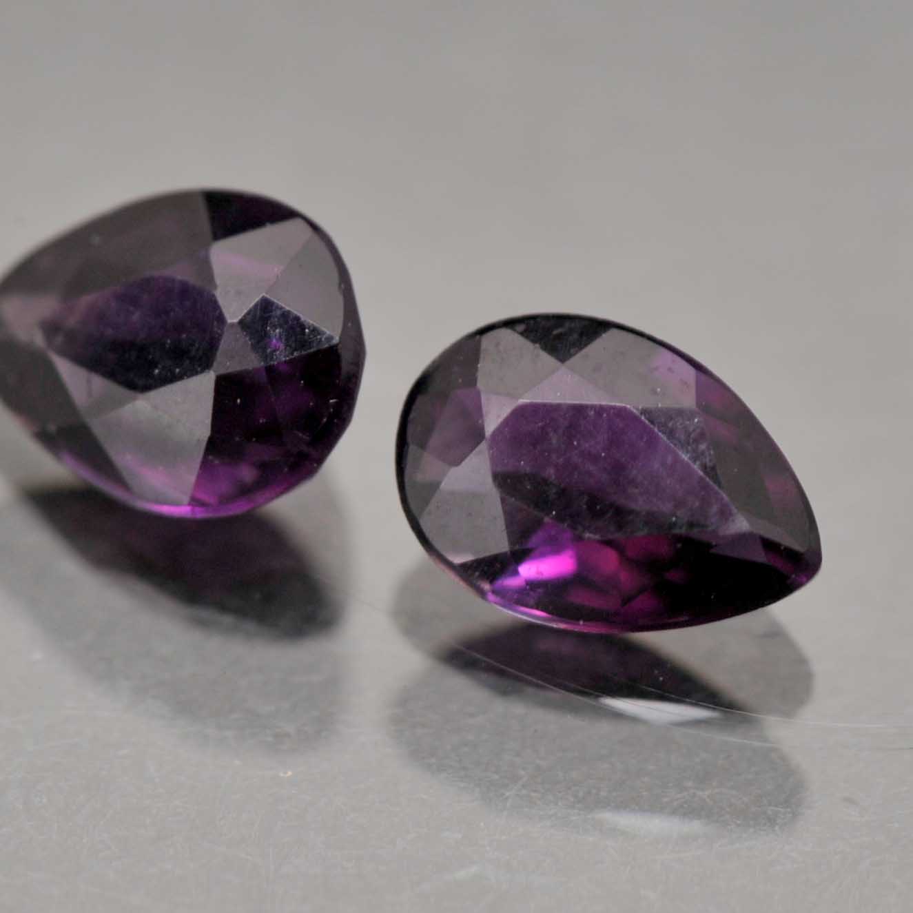 Pair of Loose Amethyst Stones