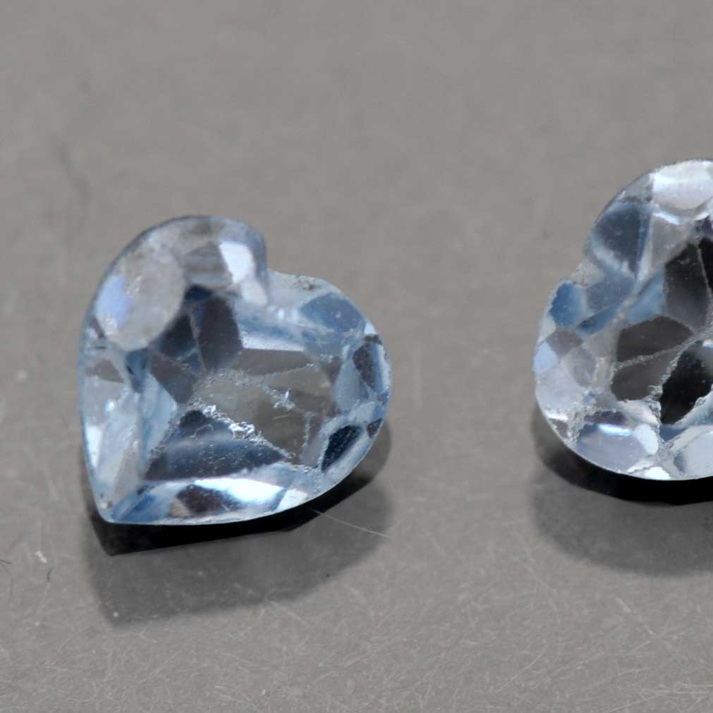 Pair of Loose Blue Topaz Stones