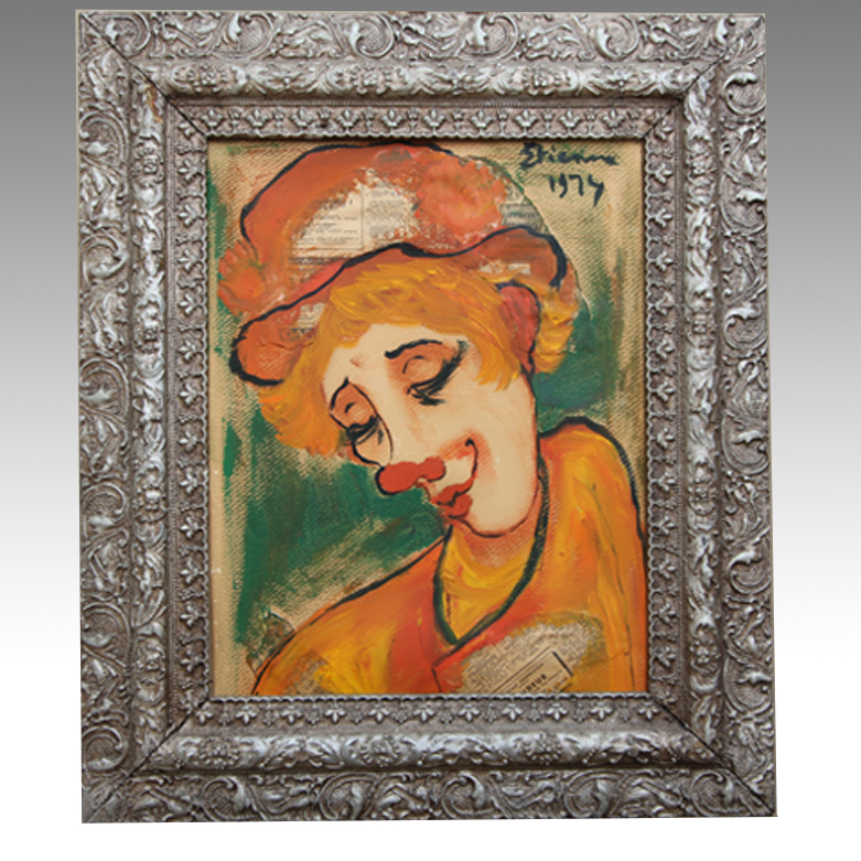 Duo of Clown Artworks