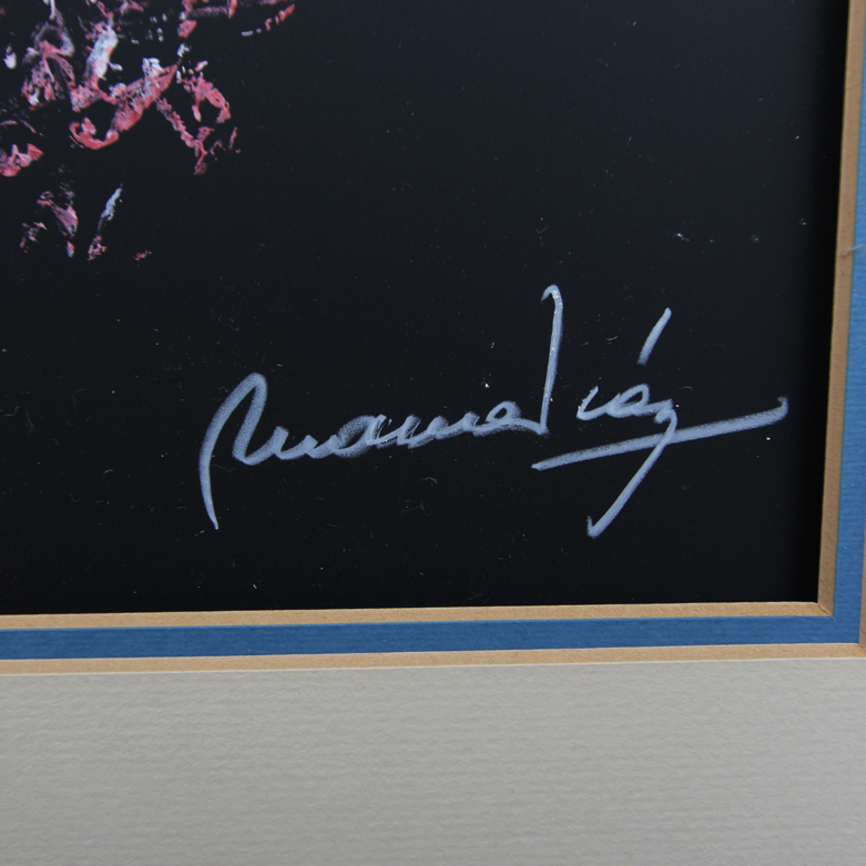 Acrylic Painting on Black Matte Acrylic Sheet