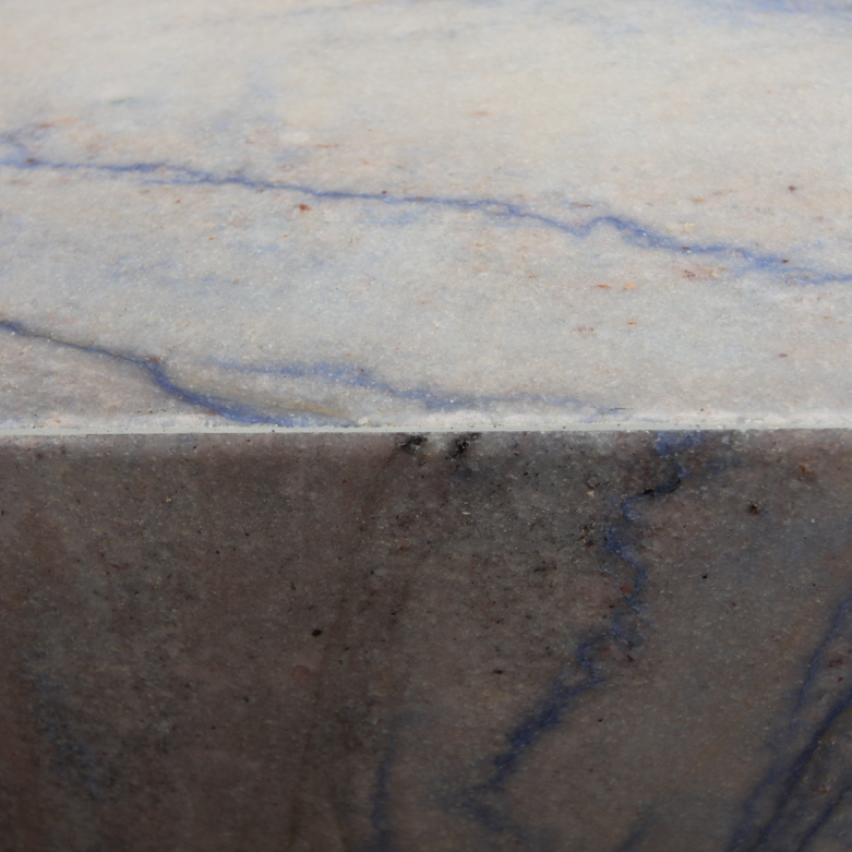 Italian Blue Marble Side Table