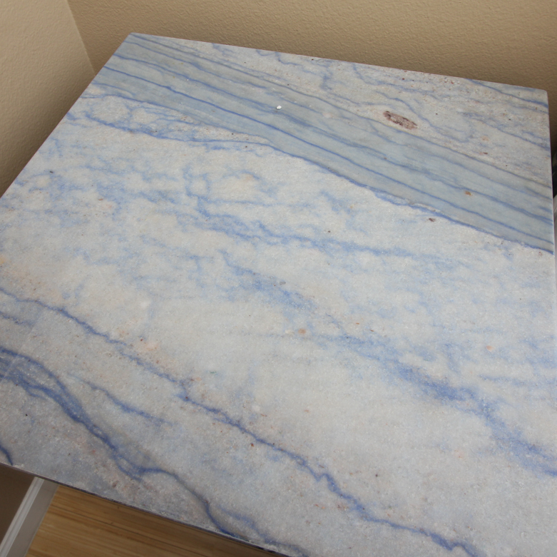 Italian Blue Marble Side Table