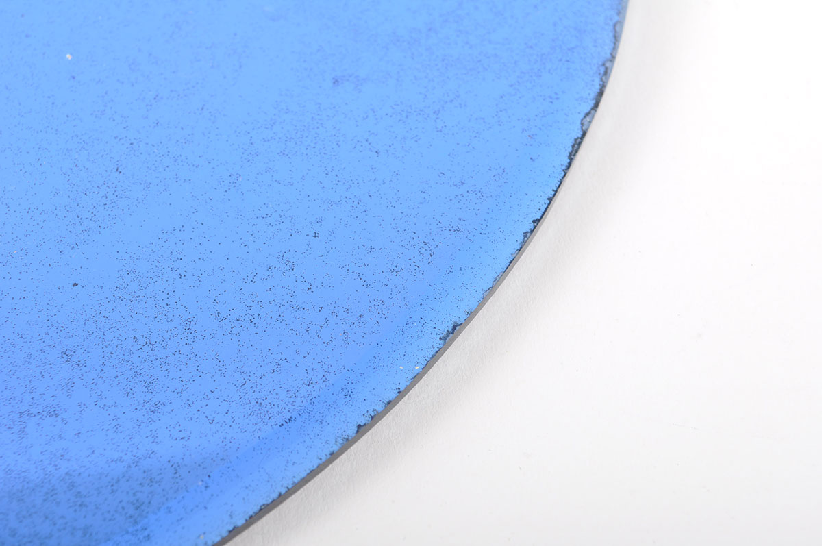 Cobalt Blue Vanity Glass and Art Deco Vanity Items