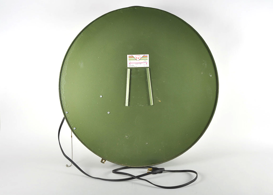 Oversized Electric Neon Clock Co. Vintage Round Wall Clock