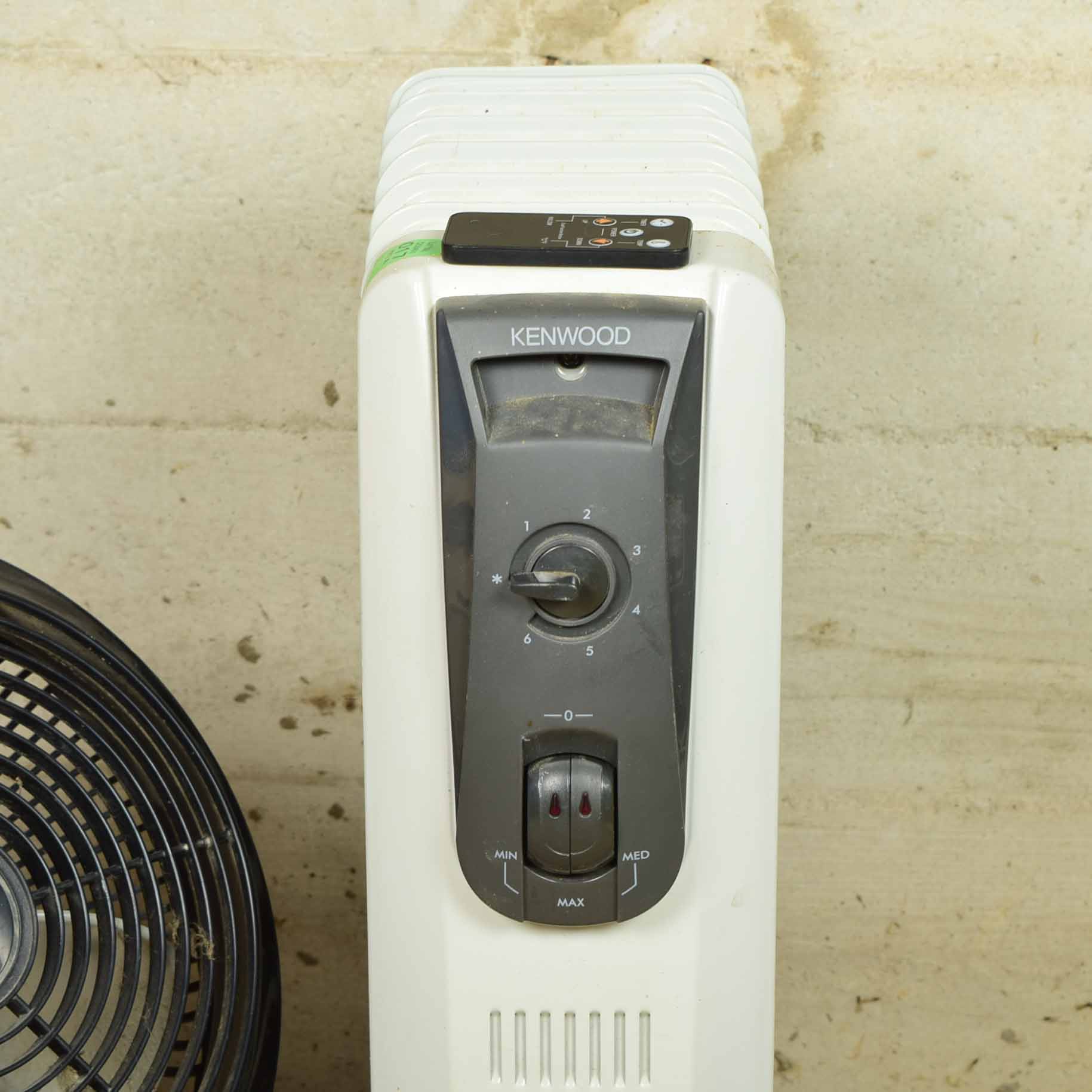 Kenwood Oil Filled Radiator Space Heater and Fan